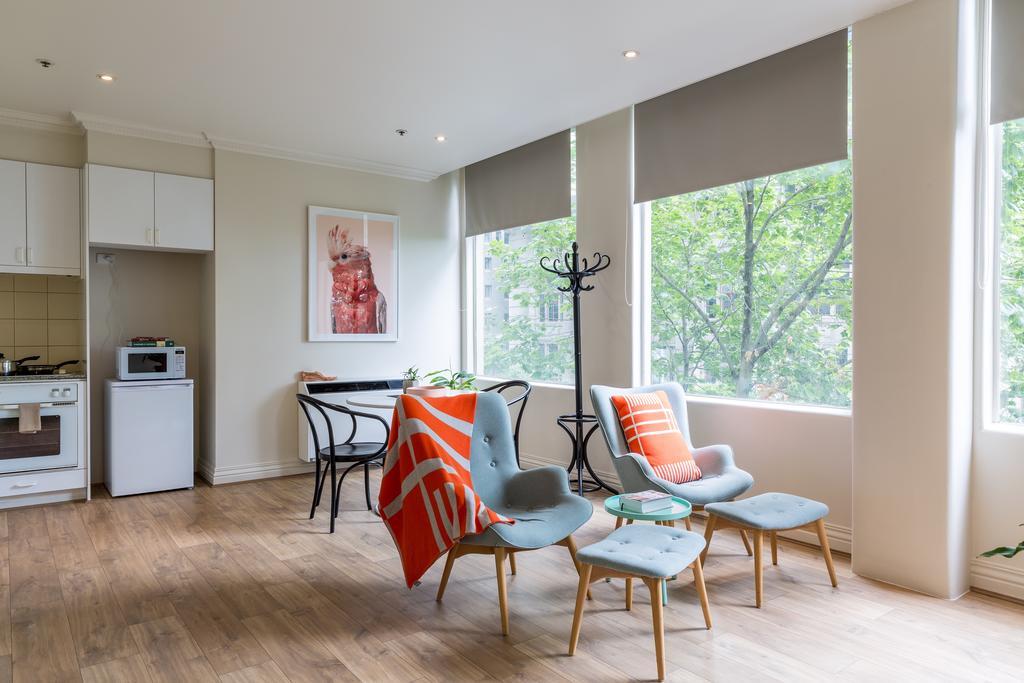 1 Exhibition Apartment Hotel ملبورن المظهر الخارجي الصورة